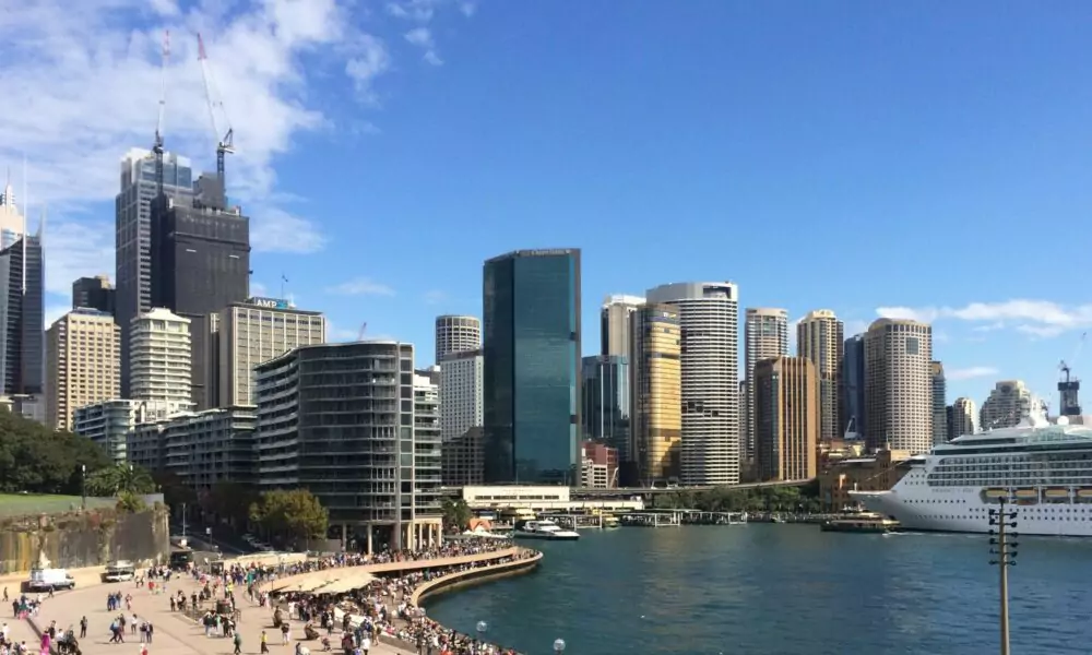 Sydney, Darling Harbour during the weekday